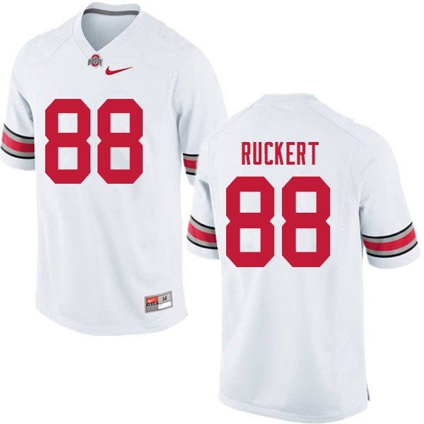 Ohio State Buckeyes #88 Jeremy Ruckert Men Embroidery Jersey White OSU50416